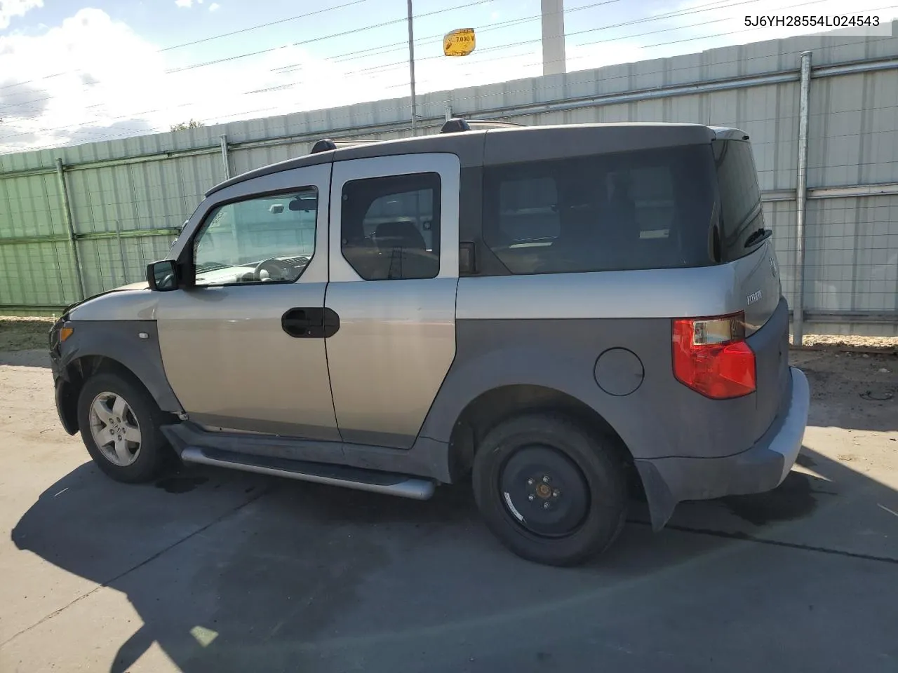 5J6YH28554L024543 2004 Honda Element Ex