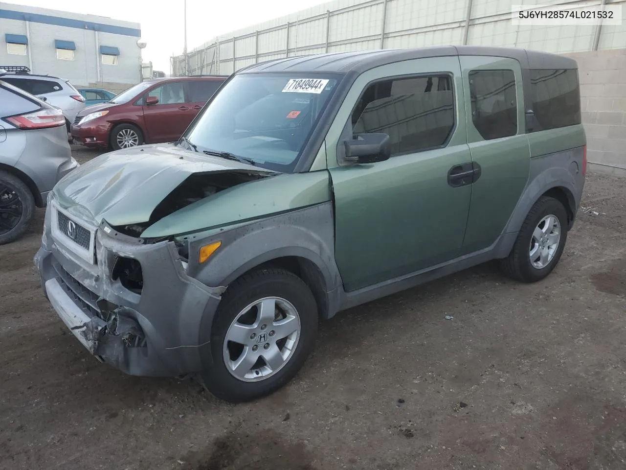 5J6YH28574L021532 2004 Honda Element Ex