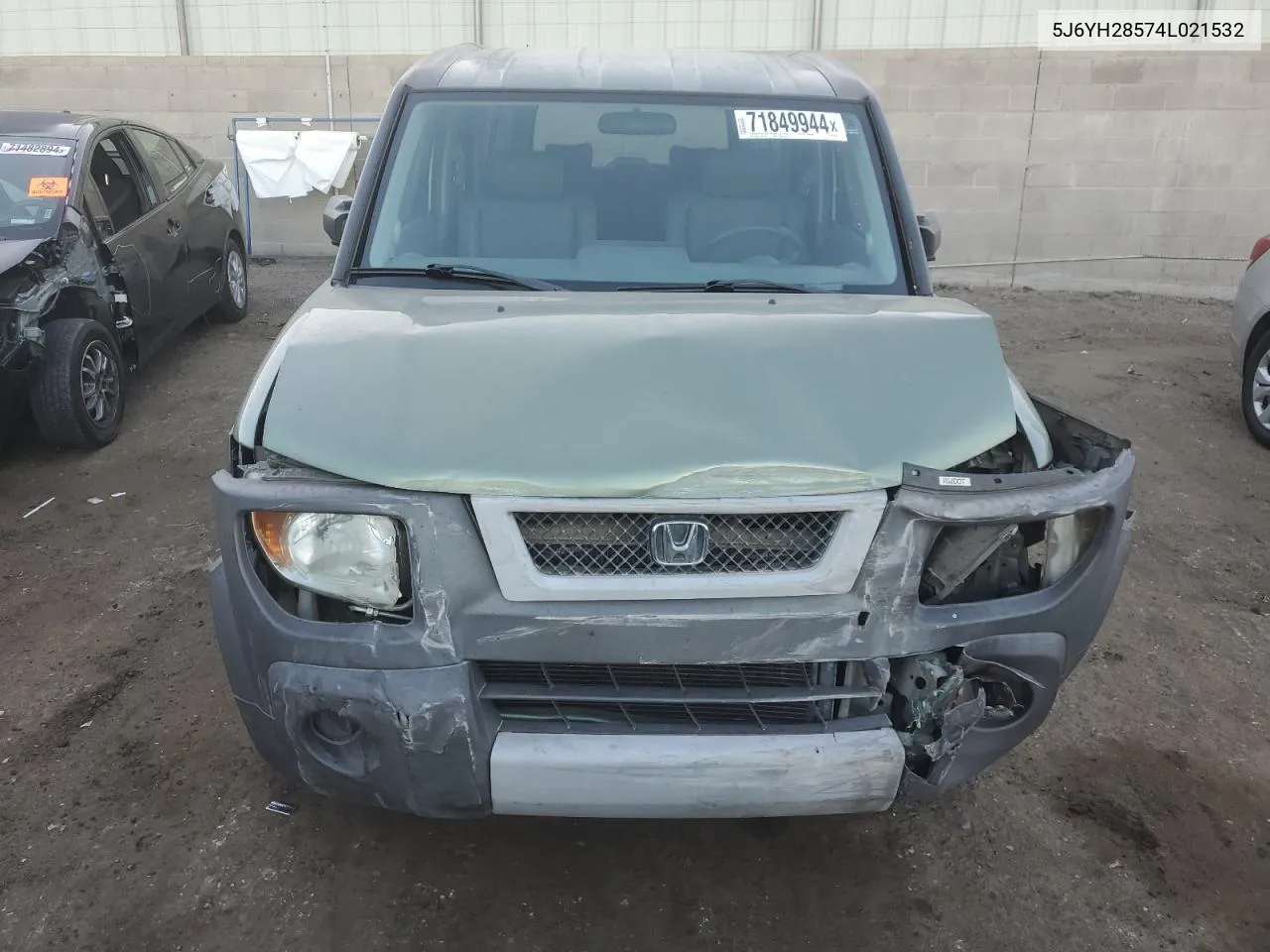 5J6YH28574L021532 2004 Honda Element Ex