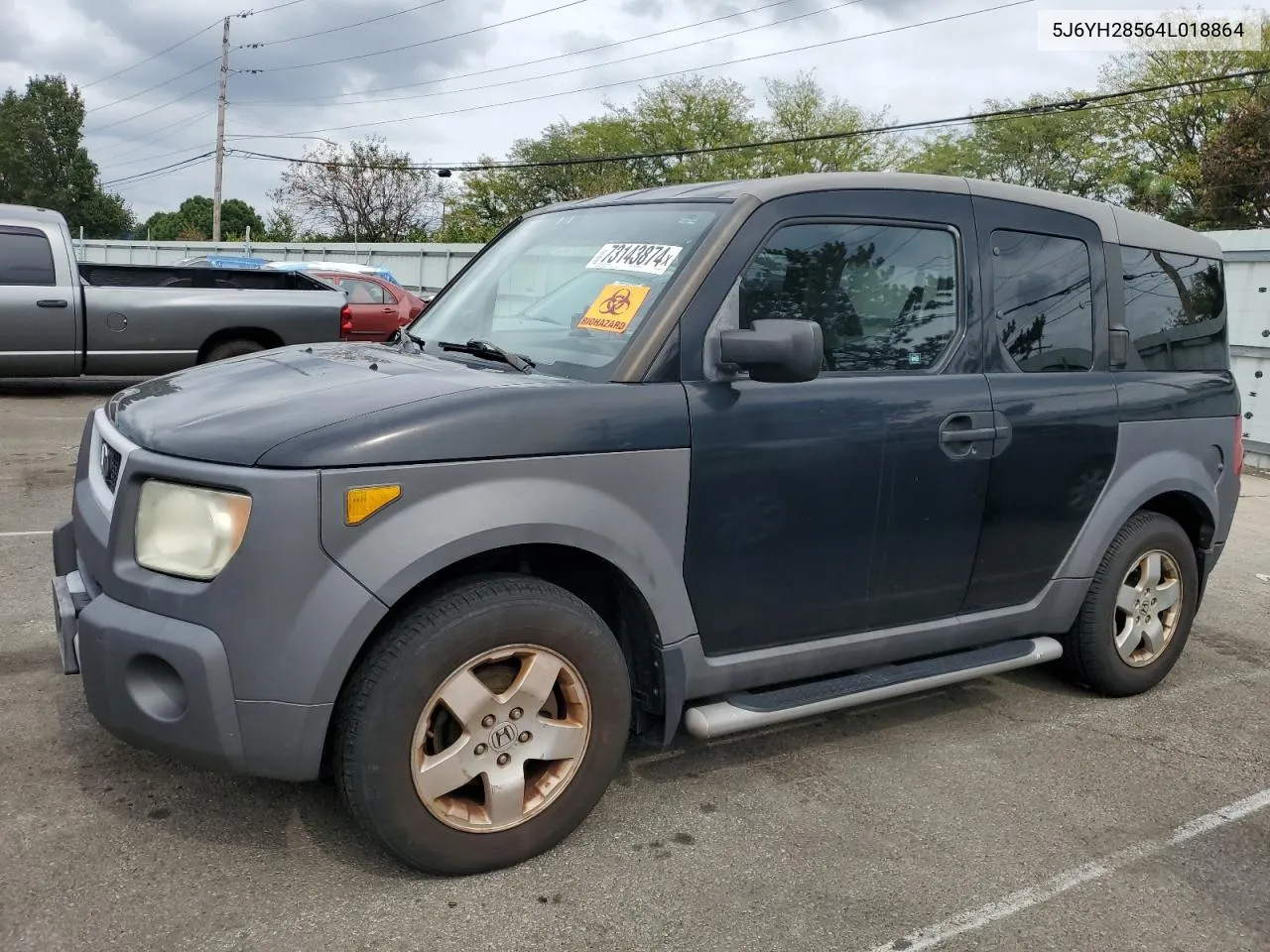 5J6YH28564L018864 2004 Honda Element Ex