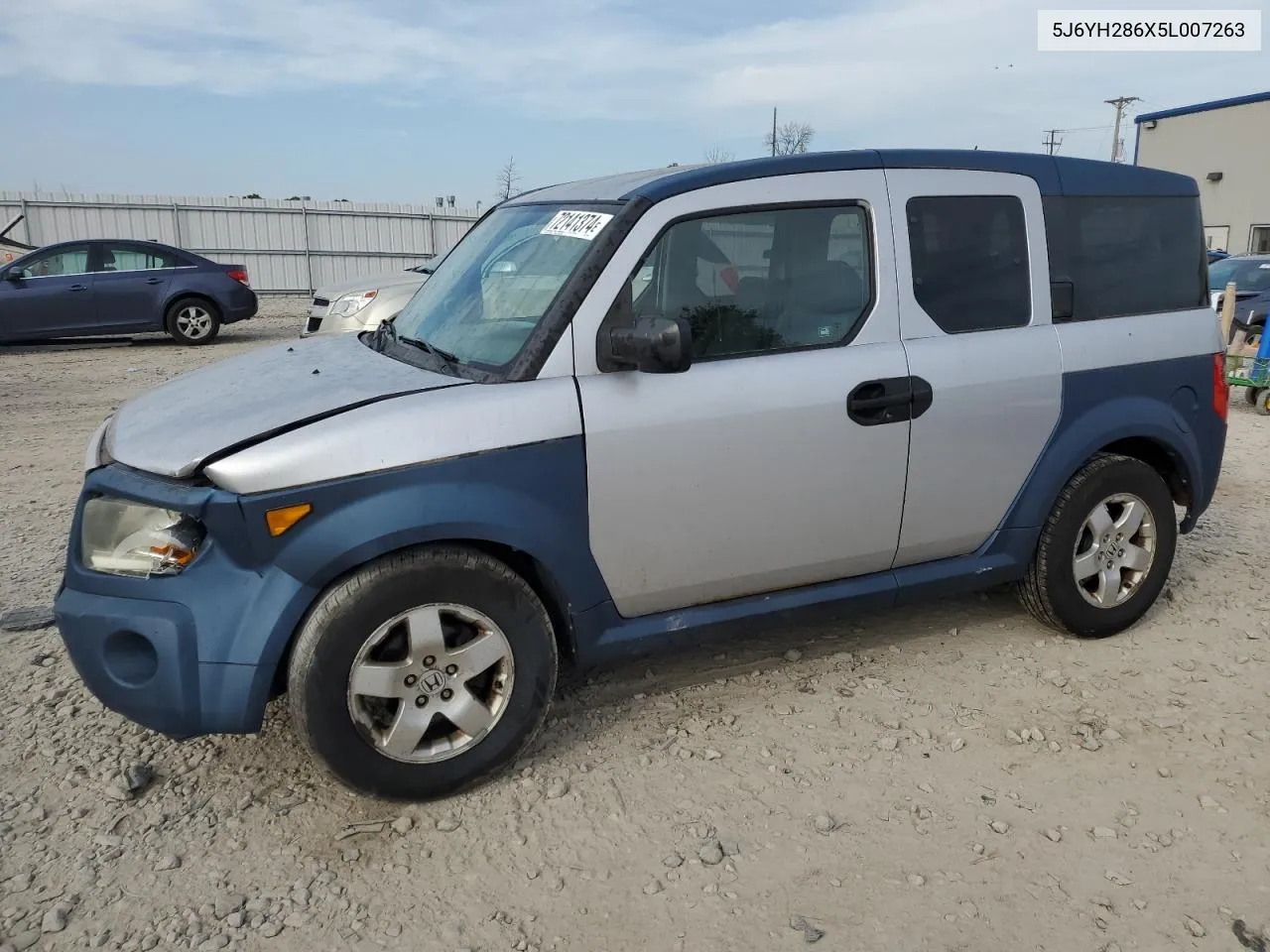 5J6YH286X5L007263 2005 Honda Element Ex