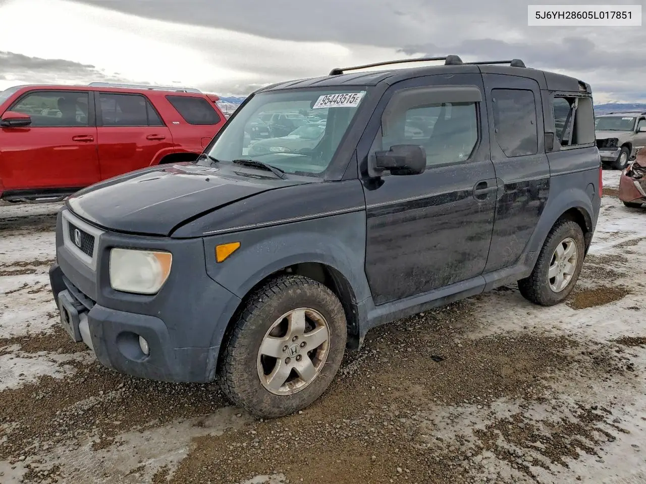 5J6YH28605L017851 2005 Honda Element Ex