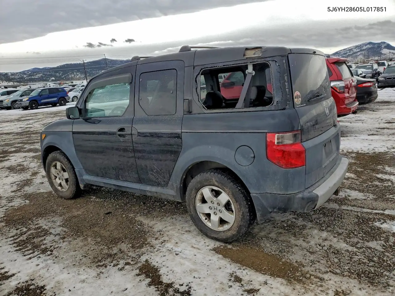 5J6YH28605L017851 2005 Honda Element Ex