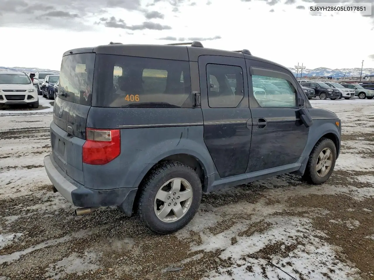 5J6YH28605L017851 2005 Honda Element Ex