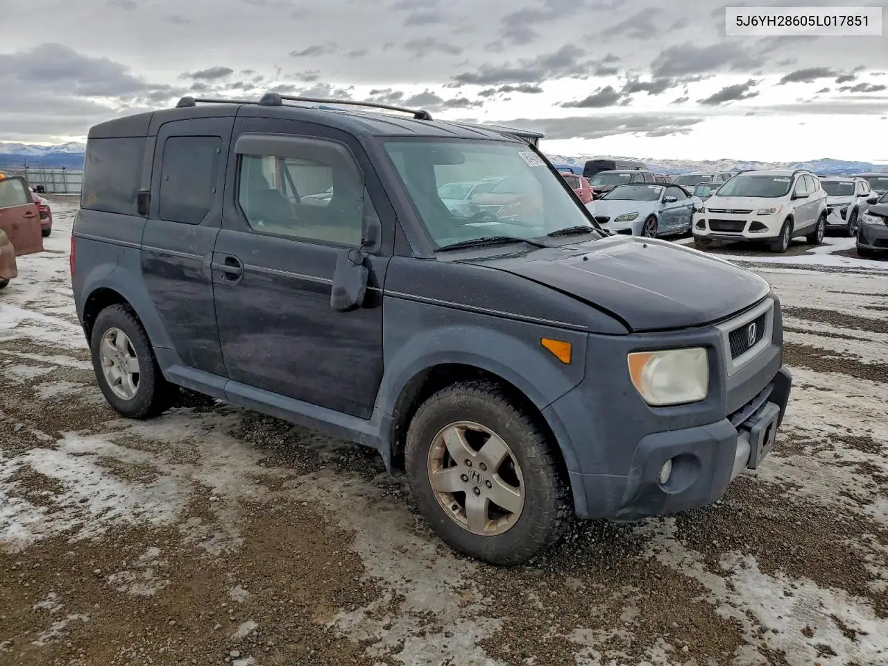 5J6YH28605L017851 2005 Honda Element Ex