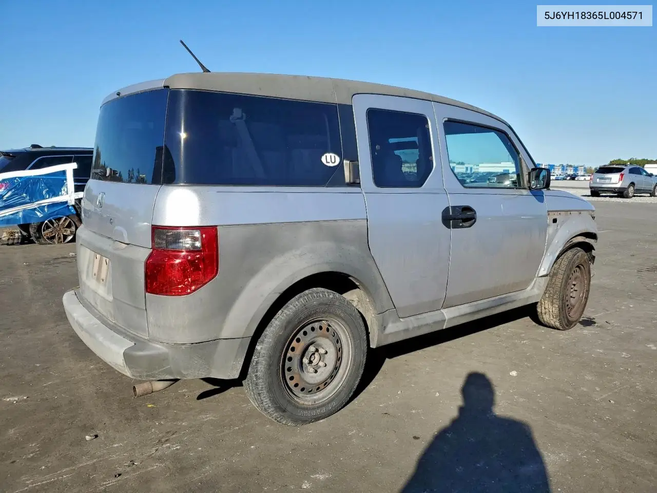 5J6YH18365L004571 2005 Honda Element Lx