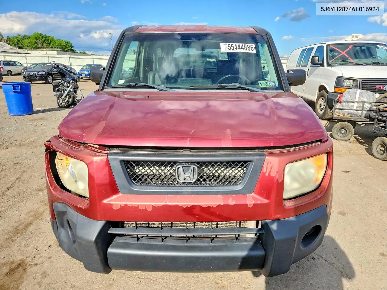 2006 Honda Element Ex VIN: 5J6YH28746L016924 Lot: 55444886