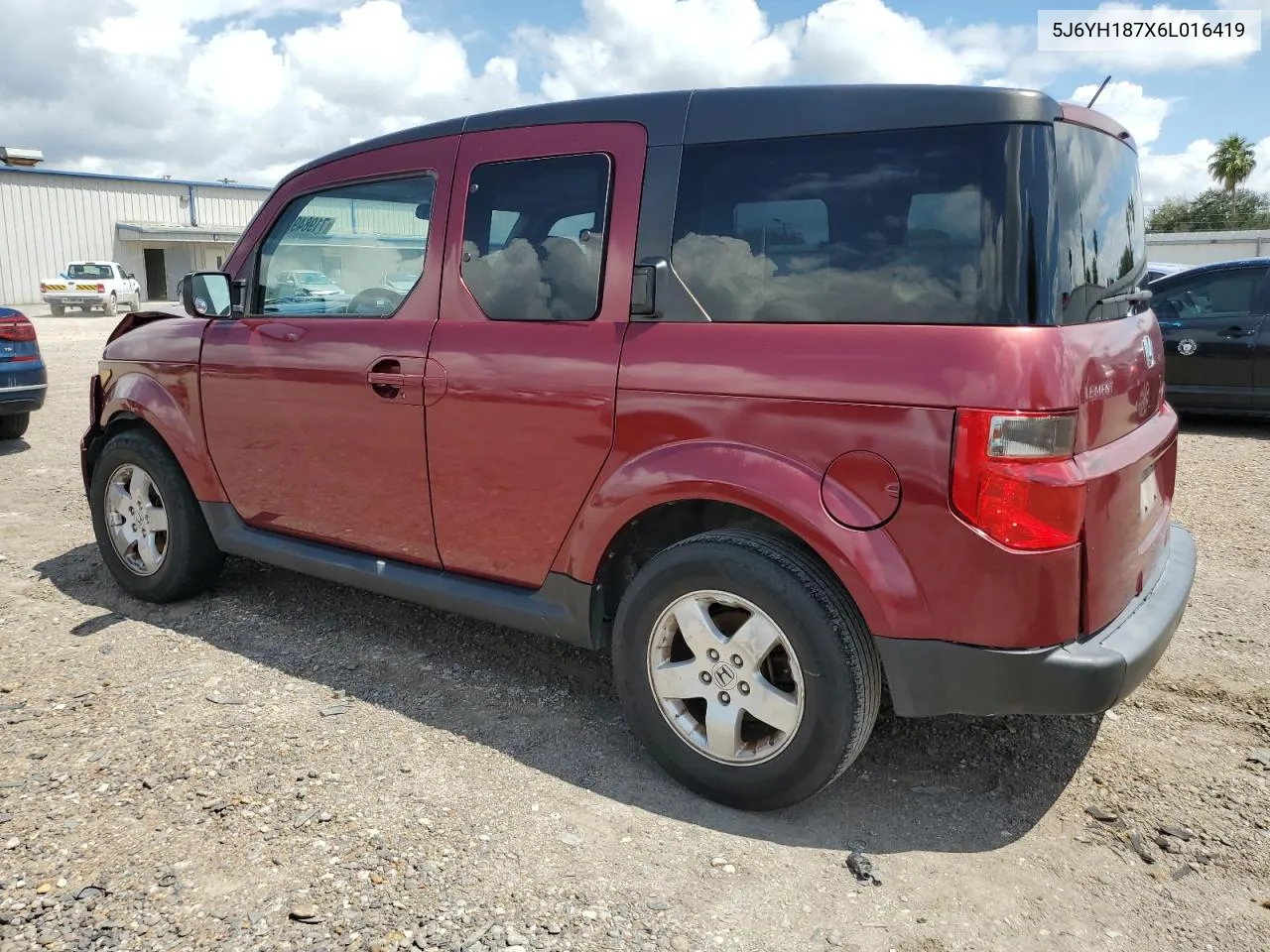 5J6YH187X6L016419 2006 Honda Element Ex