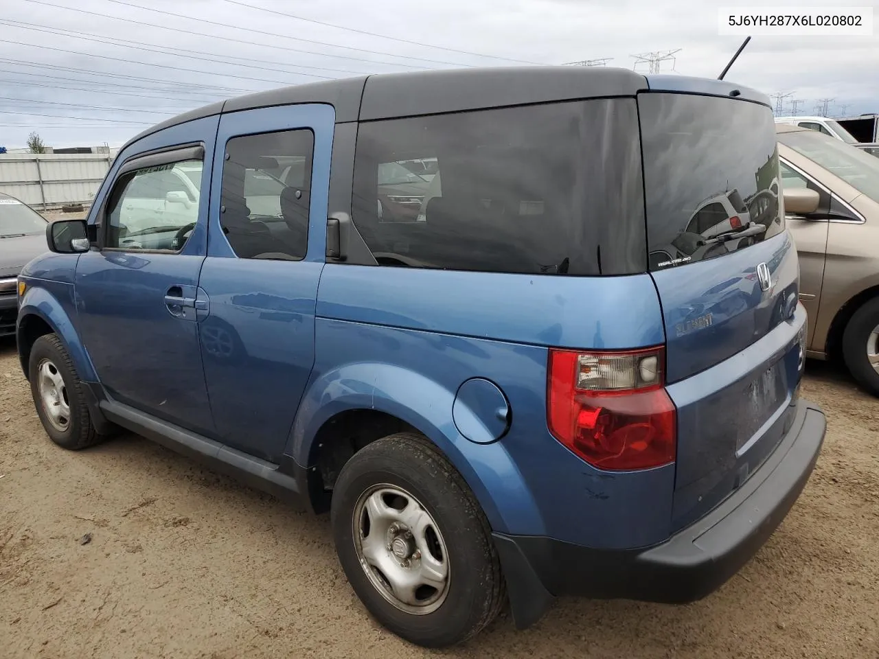 5J6YH287X6L020802 2006 Honda Element Ex