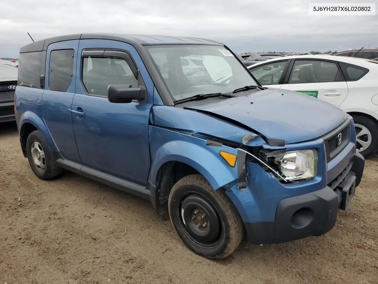 5J6YH287X6L020802 2006 Honda Element Ex