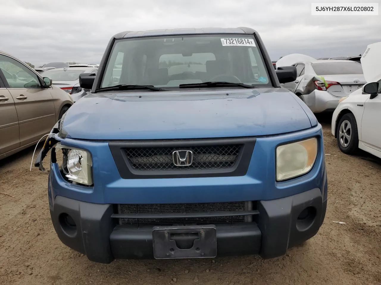 5J6YH287X6L020802 2006 Honda Element Ex