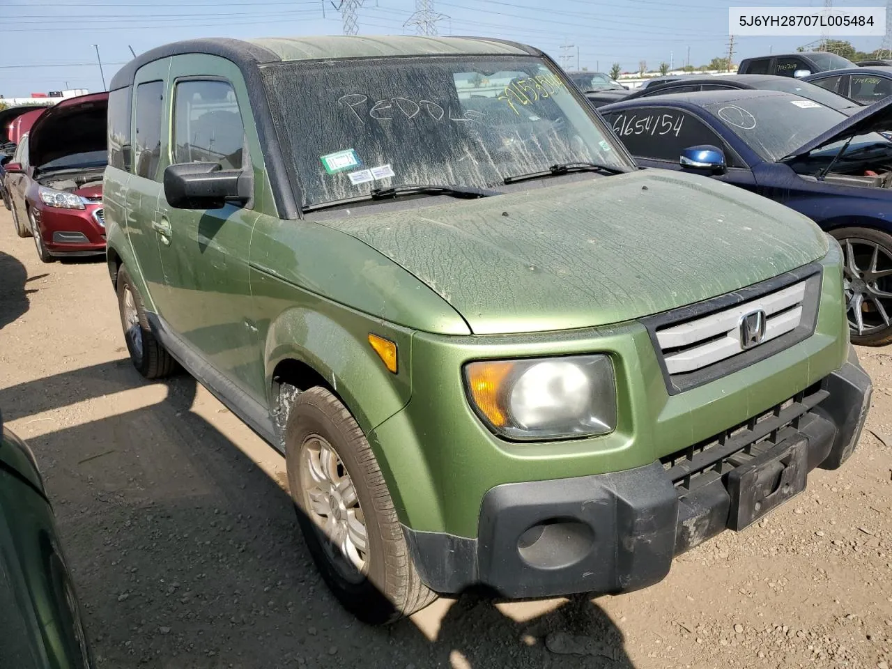 5J6YH28707L005484 2007 Honda Element Ex