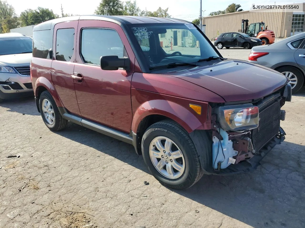 5J6YH28717L015540 2007 Honda Element Ex