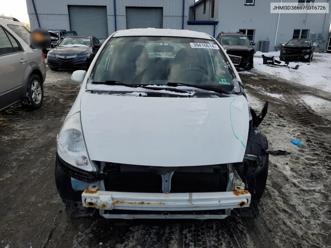 JHMGD38607S016726 2007 Honda Fit S