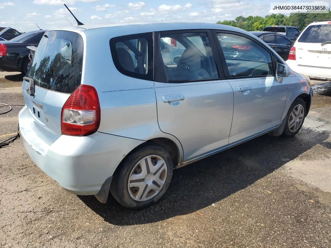 JHMGD38447S035858 2007 Honda Fit