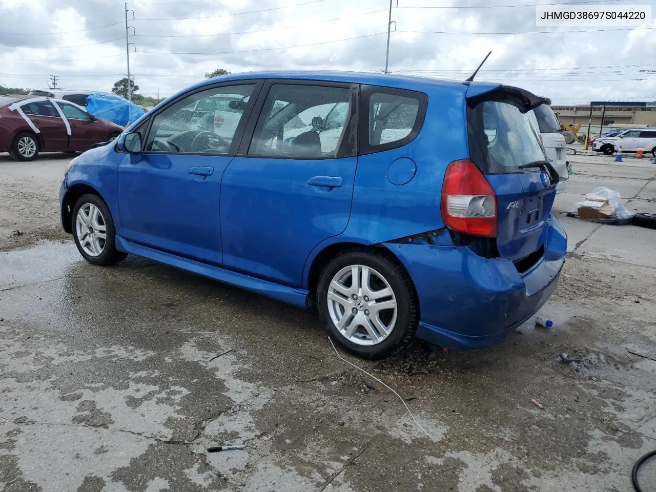 JHMGD38697S044220 2007 Honda Fit S