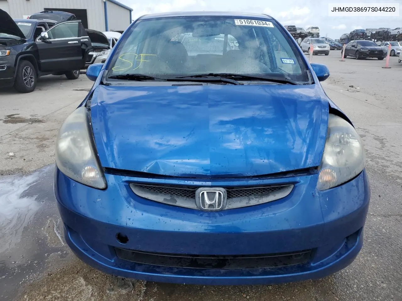 JHMGD38697S044220 2007 Honda Fit S