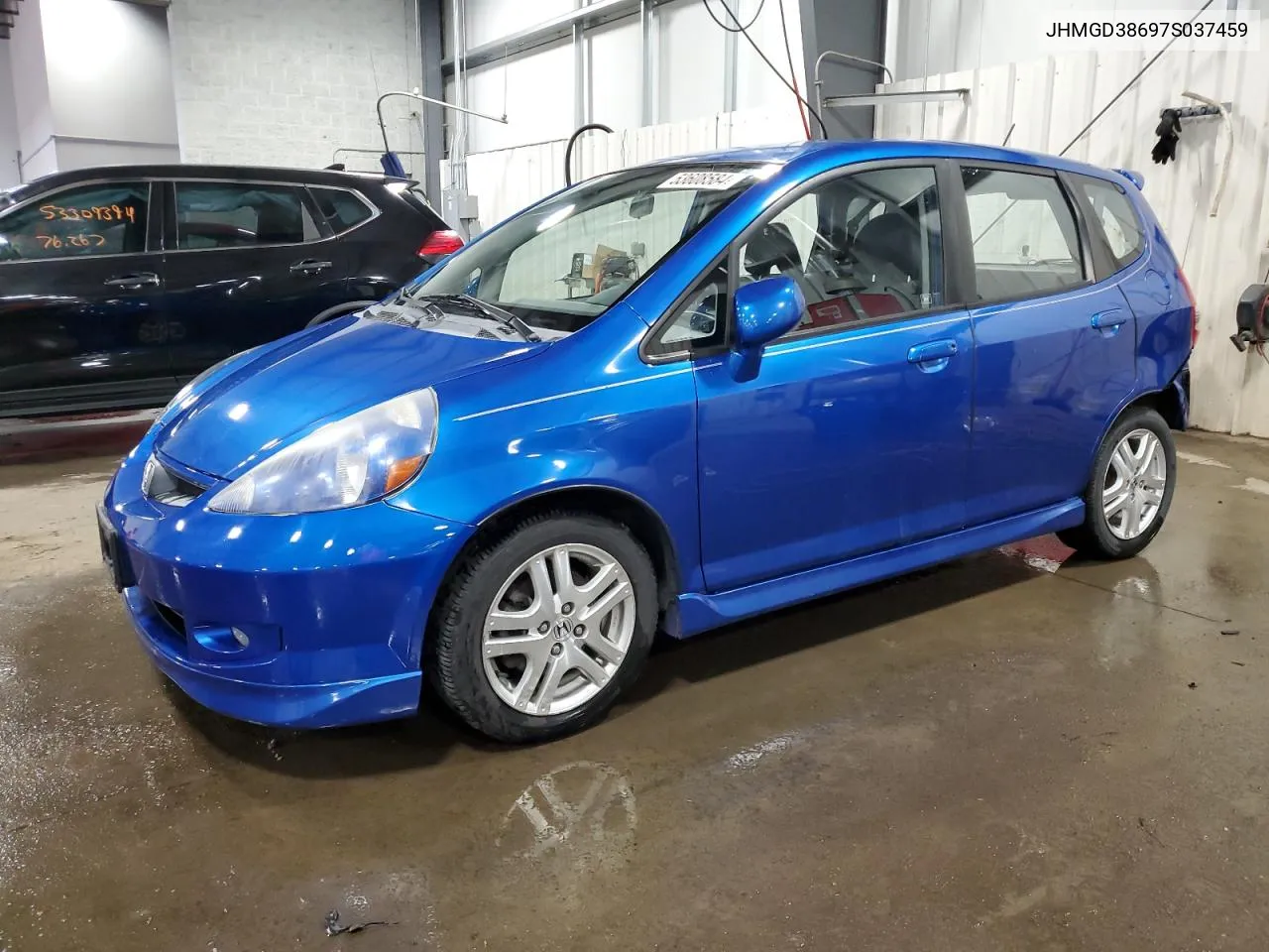 JHMGD38697S037459 2007 Honda Fit S