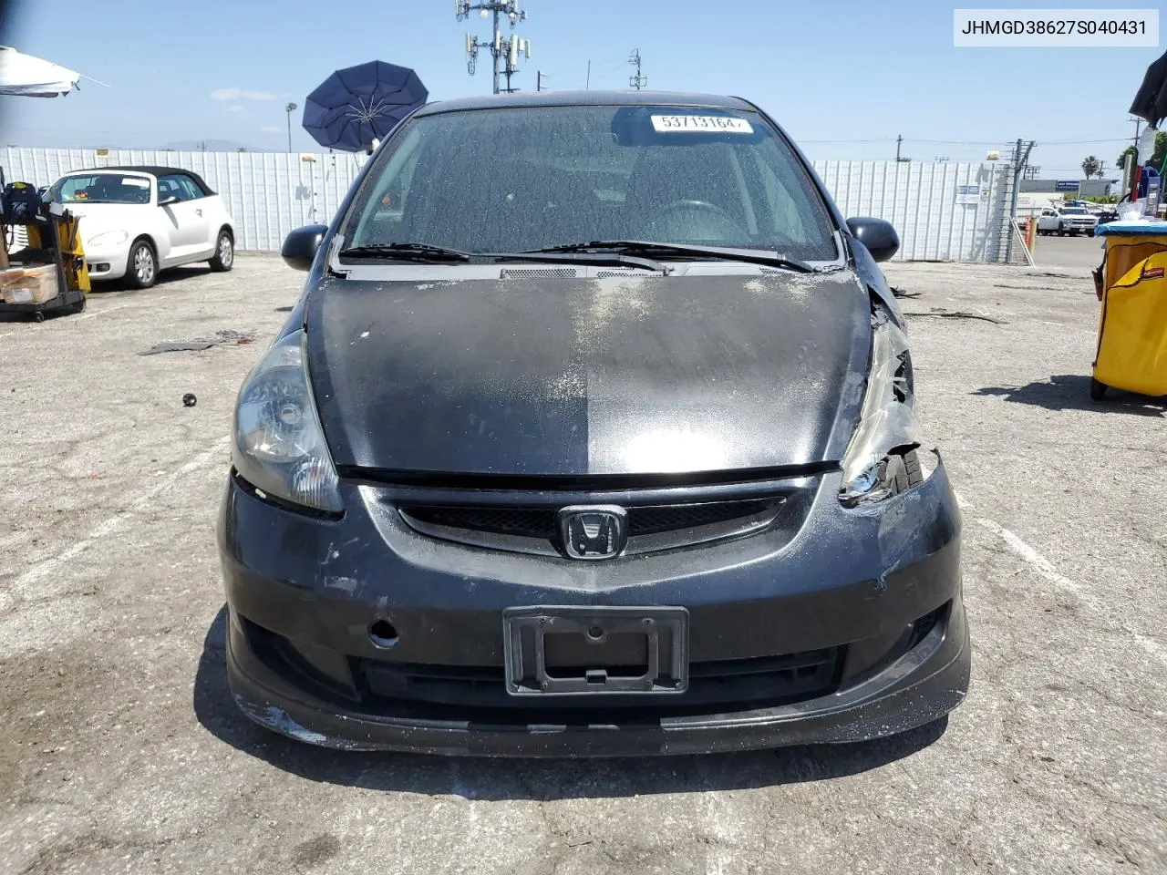 JHMGD38627S040431 2007 Honda Fit S