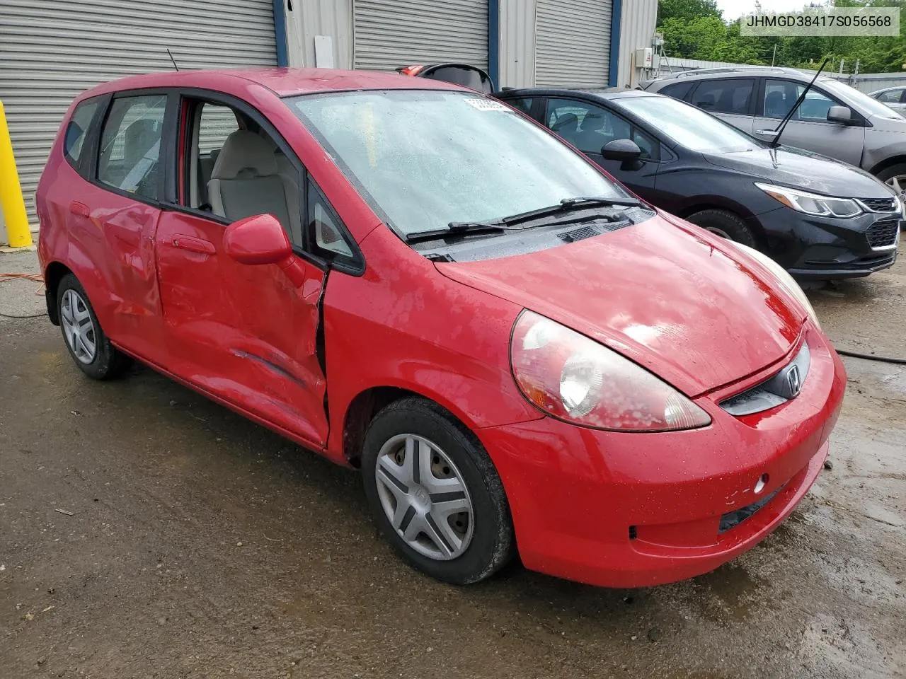 2007 Honda Fit VIN: JHMGD38417S056568 Lot: 53836954