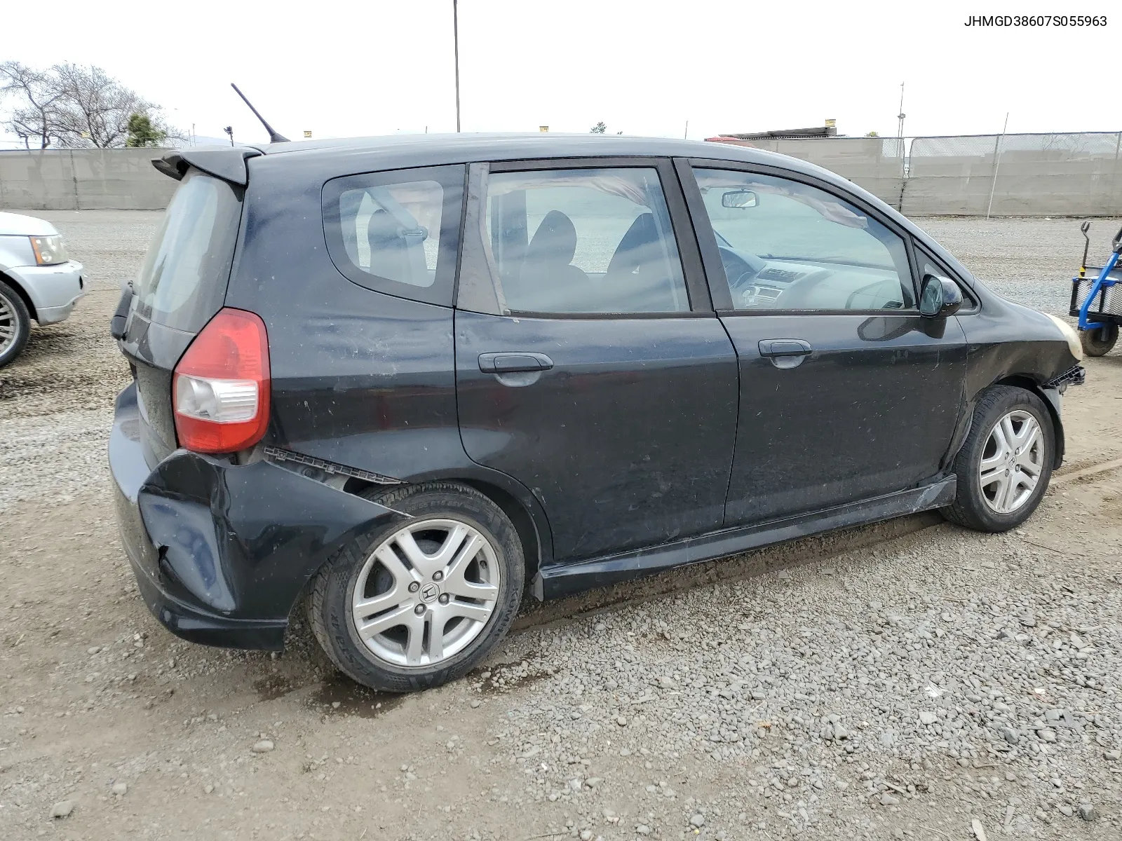 2007 Honda Fit S VIN: JHMGD38607S055963 Lot: 56267764