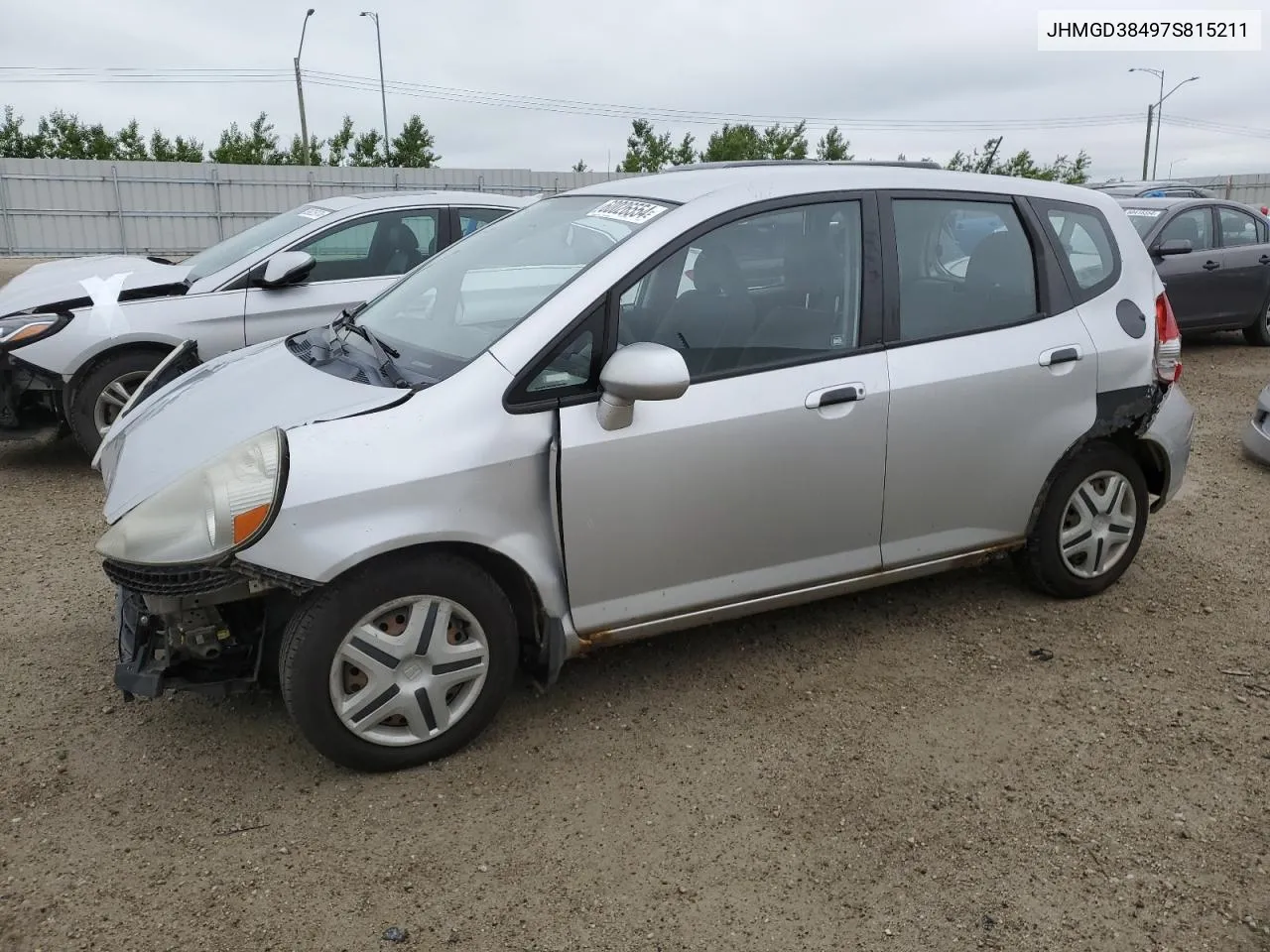 2007 Honda Fit VIN: JHMGD38497S815211 Lot: 60026554