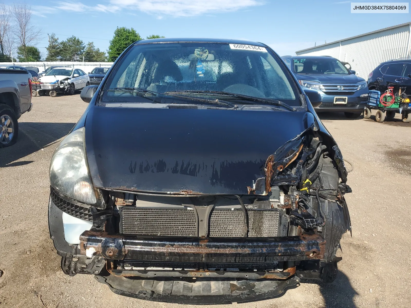 JHMGD384X7S804069 2007 Honda Fit