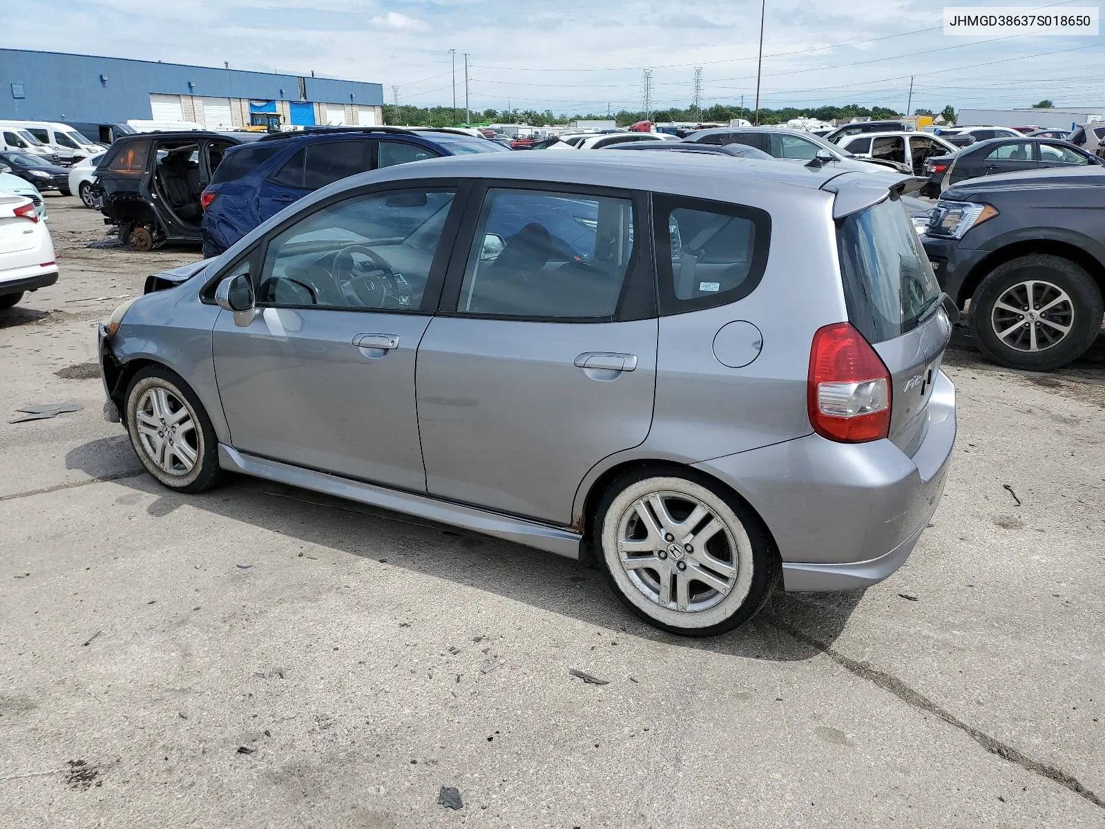 JHMGD38637S018650 2007 Honda Fit S