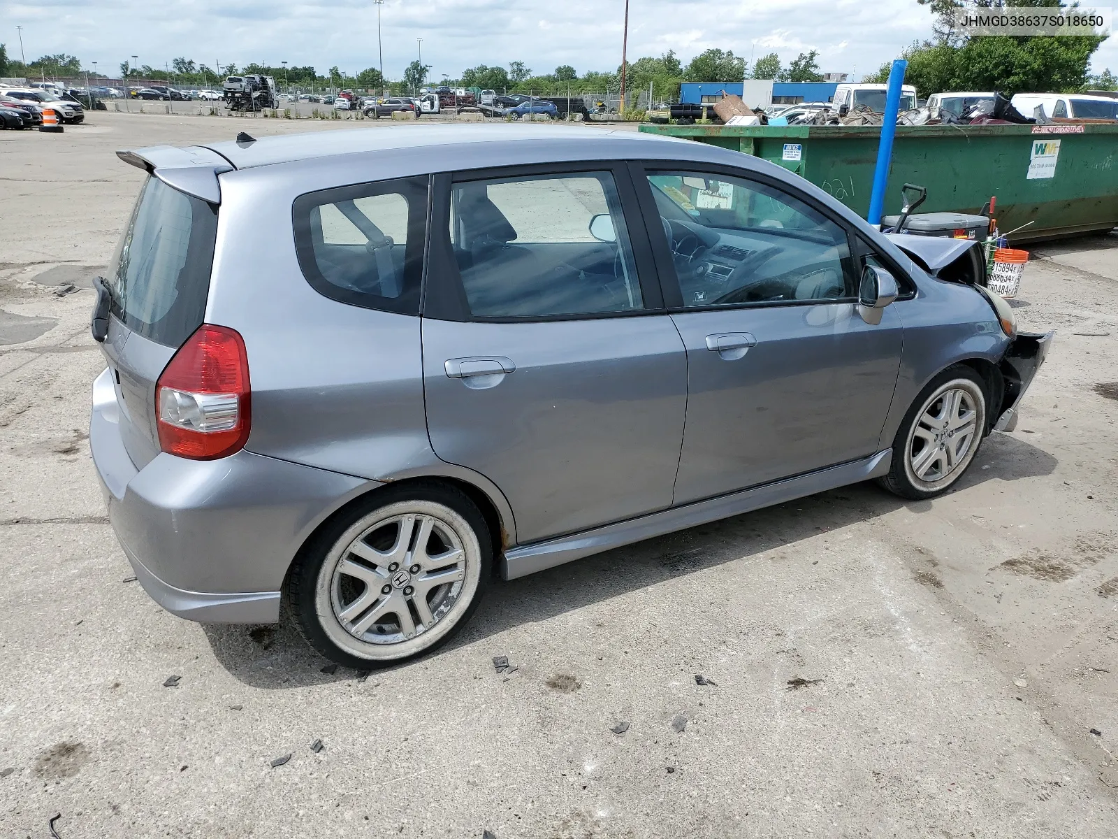 JHMGD38637S018650 2007 Honda Fit S