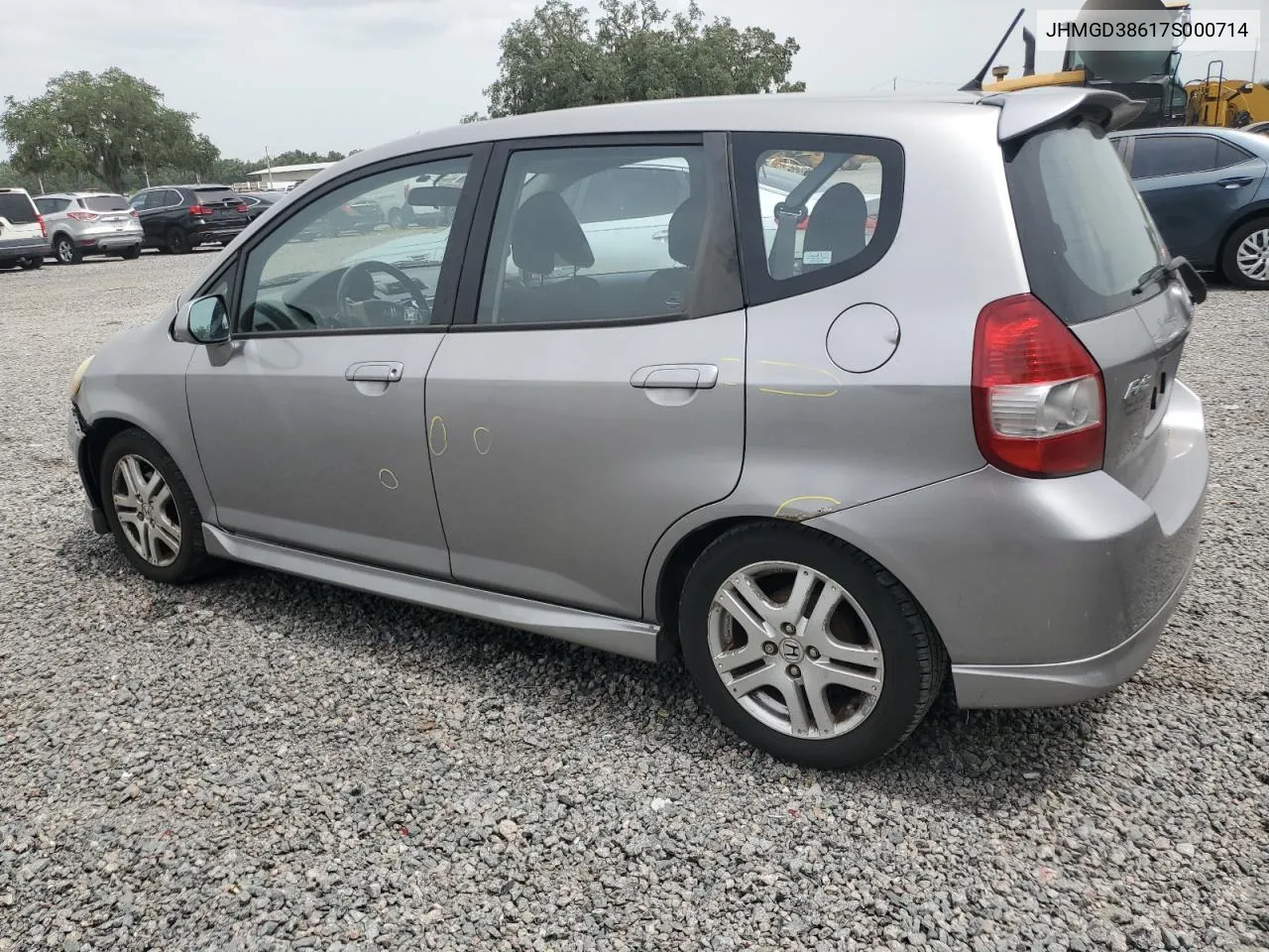 JHMGD38617S000714 2007 Honda Fit S