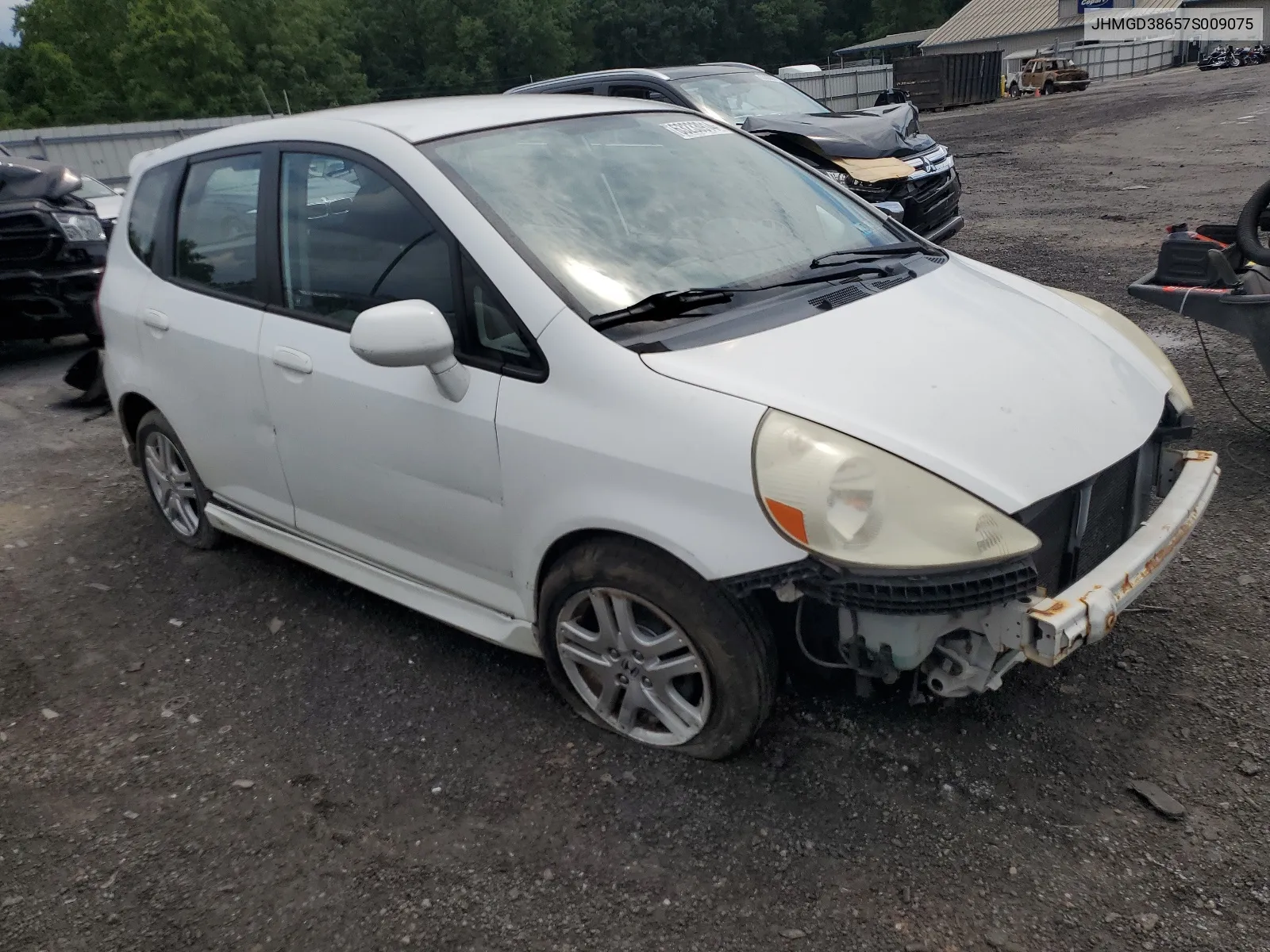 2007 Honda Fit S VIN: JHMGD38657S009075 Lot: 63233914