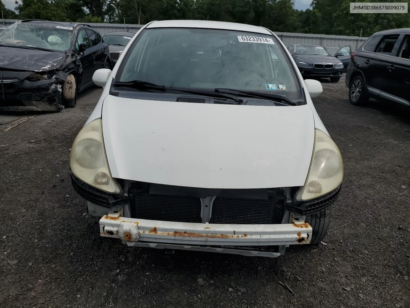 JHMGD38657S009075 2007 Honda Fit S