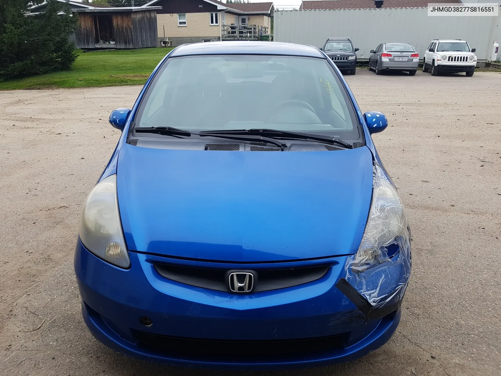 JHMGD38277S816551 2007 Honda Fit Dx