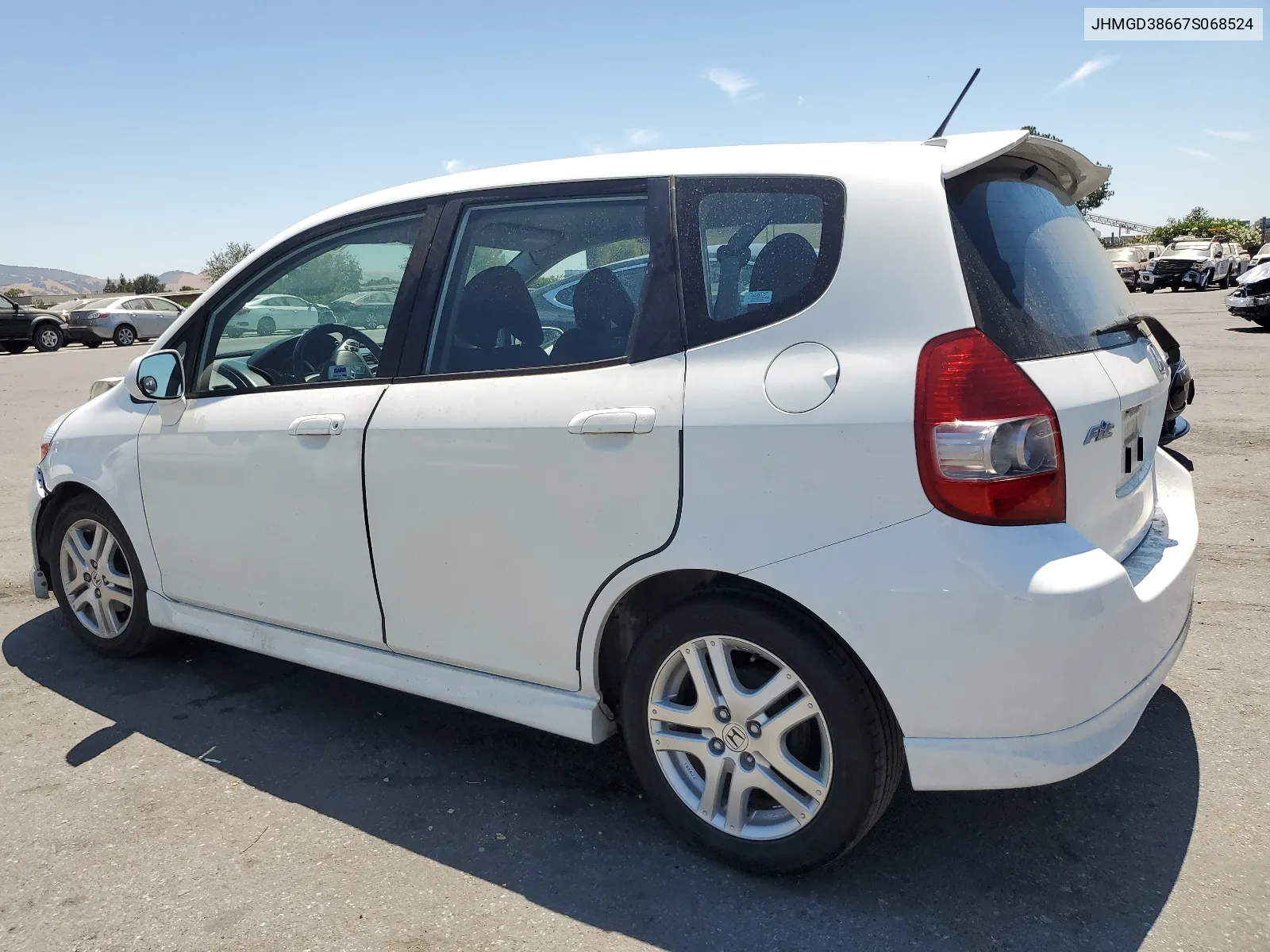 JHMGD38667S068524 2007 Honda Fit S