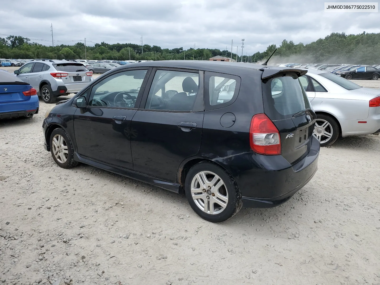 2007 Honda Fit S VIN: JHMGD38677S022510 Lot: 64685614