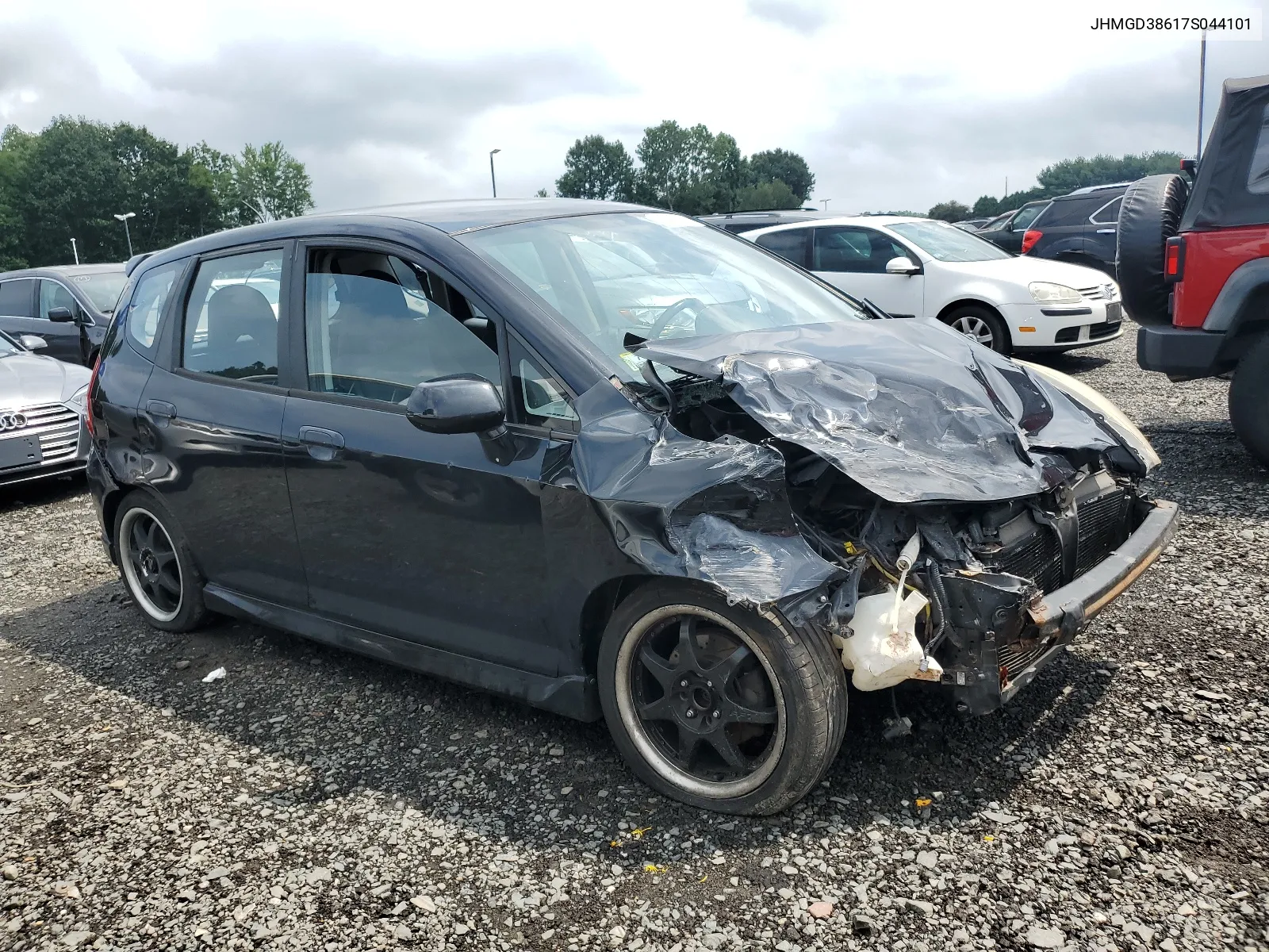 JHMGD38617S044101 2007 Honda Fit S