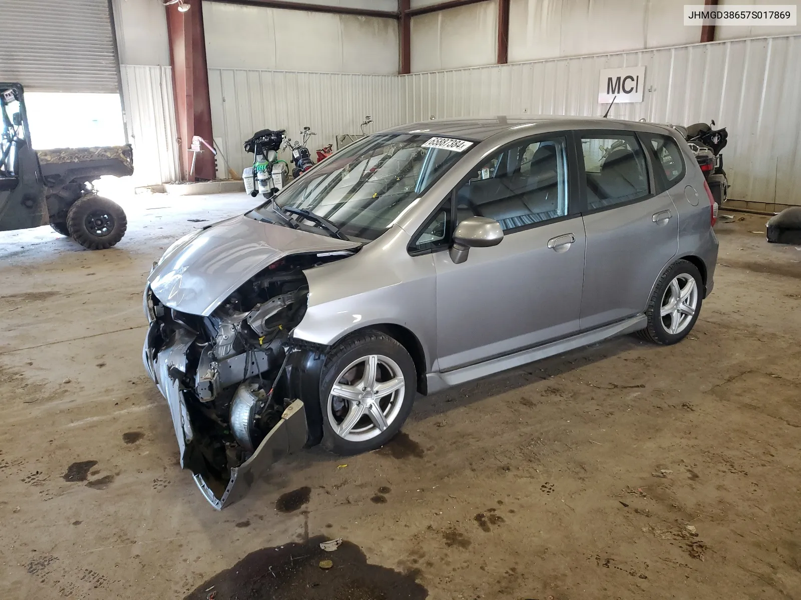 JHMGD38657S017869 2007 Honda Fit S