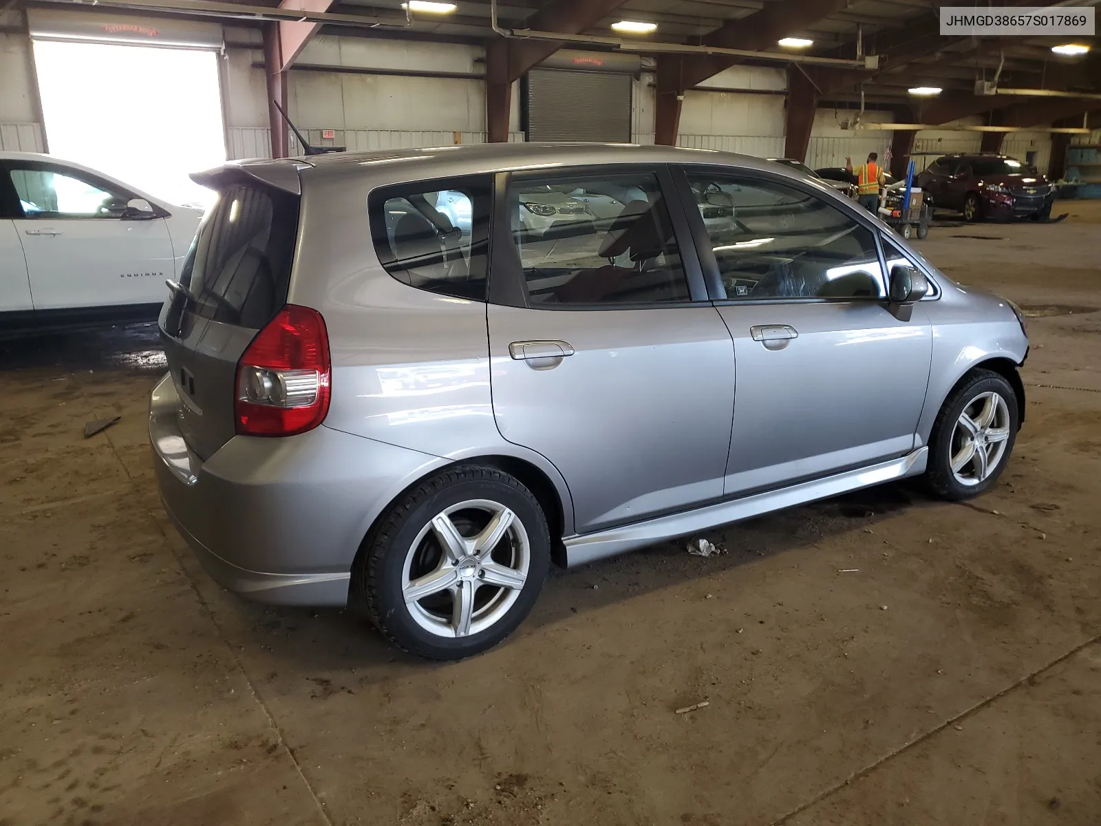 JHMGD38657S017869 2007 Honda Fit S