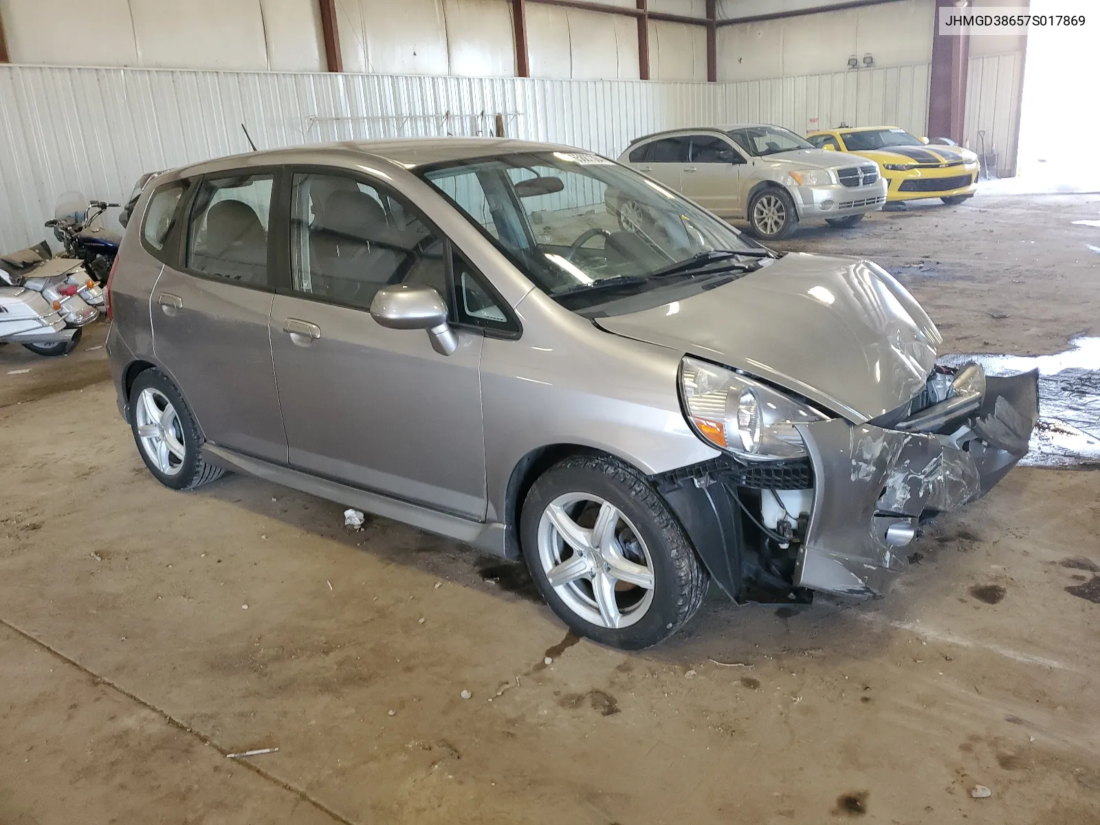 2007 Honda Fit S VIN: JHMGD38657S017869 Lot: 65887384