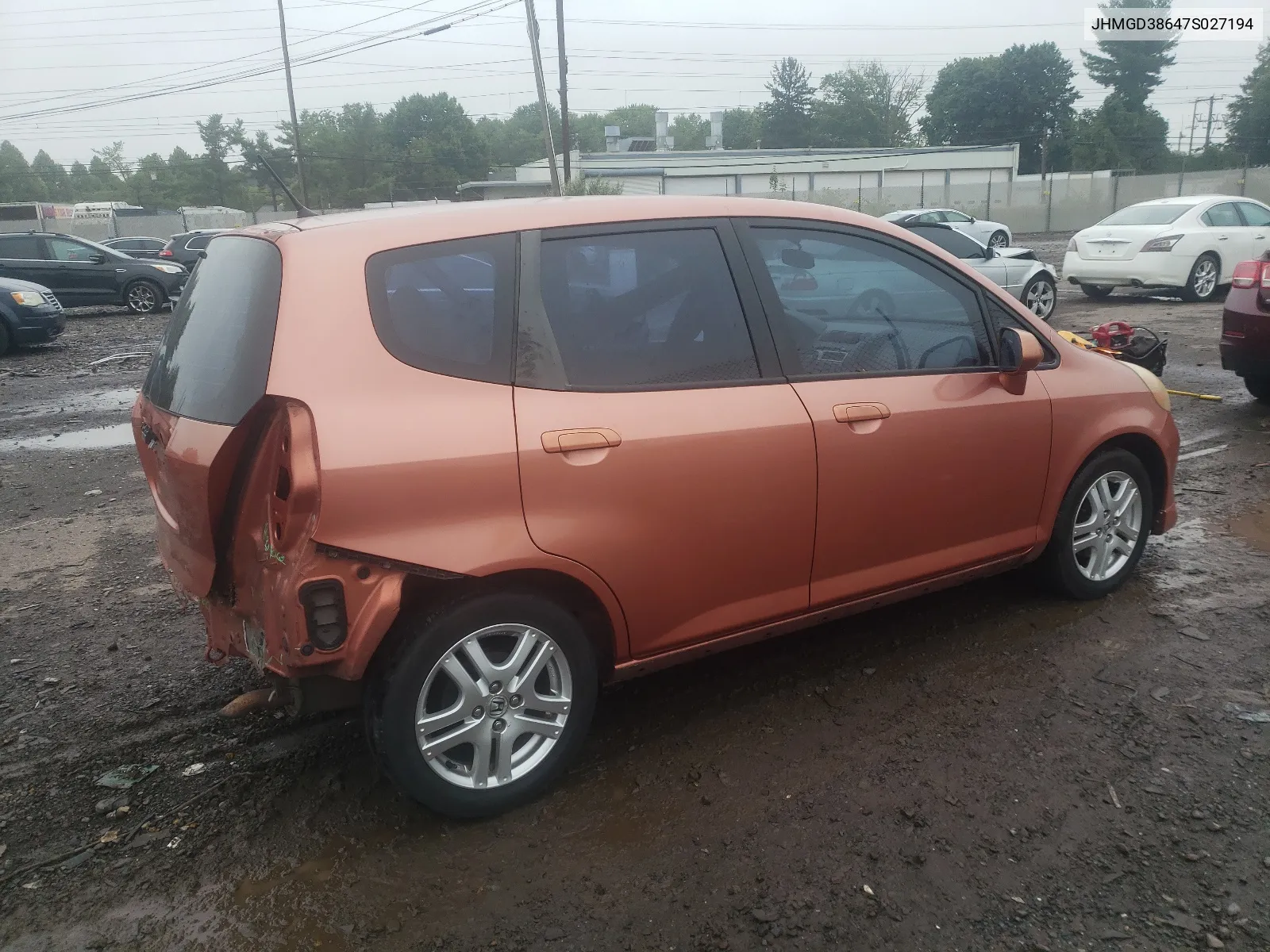 JHMGD38647S027194 2007 Honda Fit S