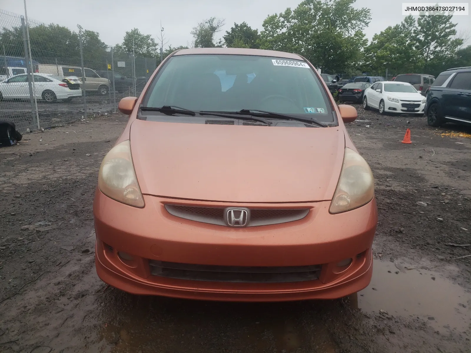 JHMGD38647S027194 2007 Honda Fit S