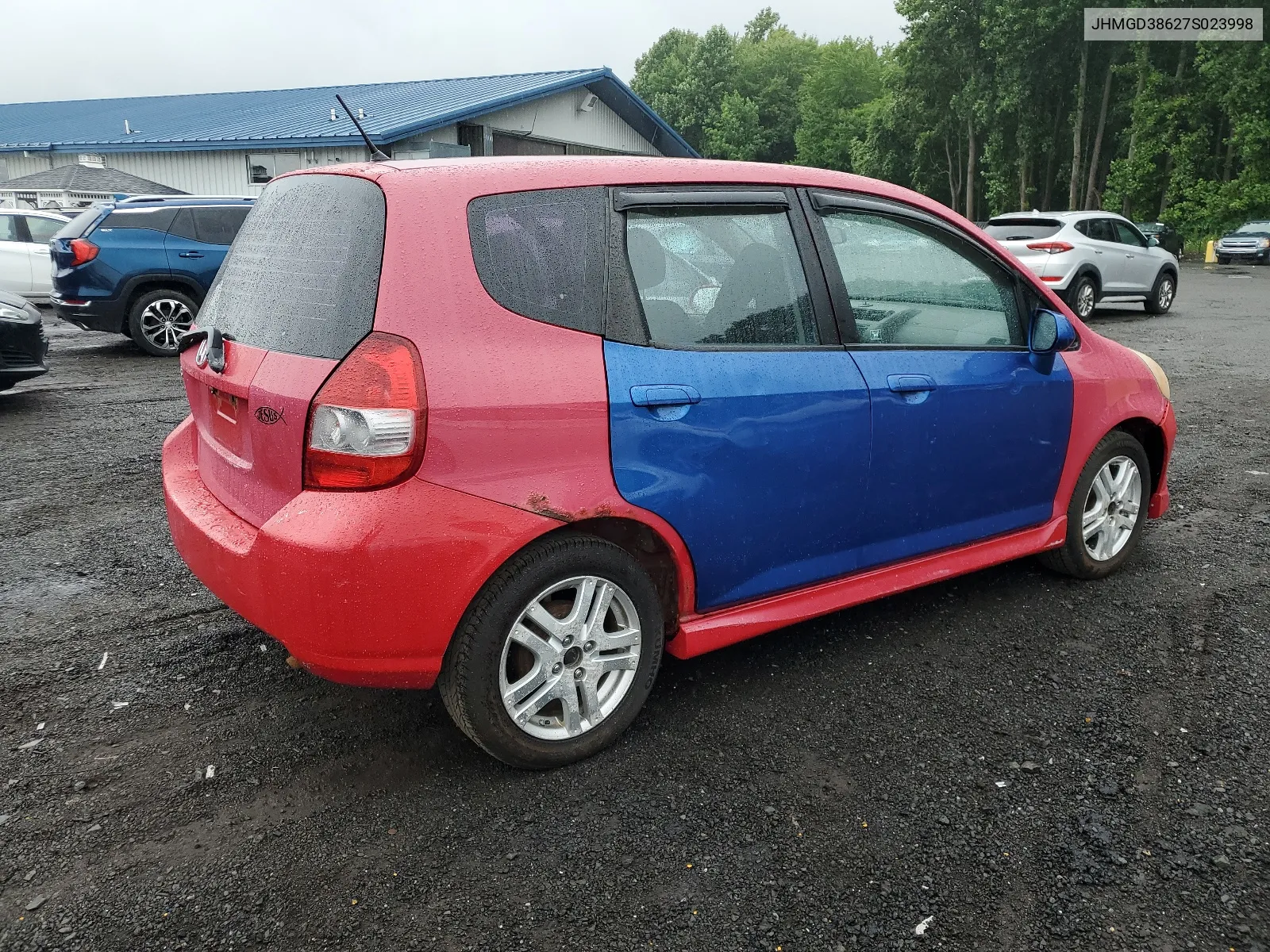 2007 Honda Fit S VIN: JHMGD38627S023998 Lot: 66721204