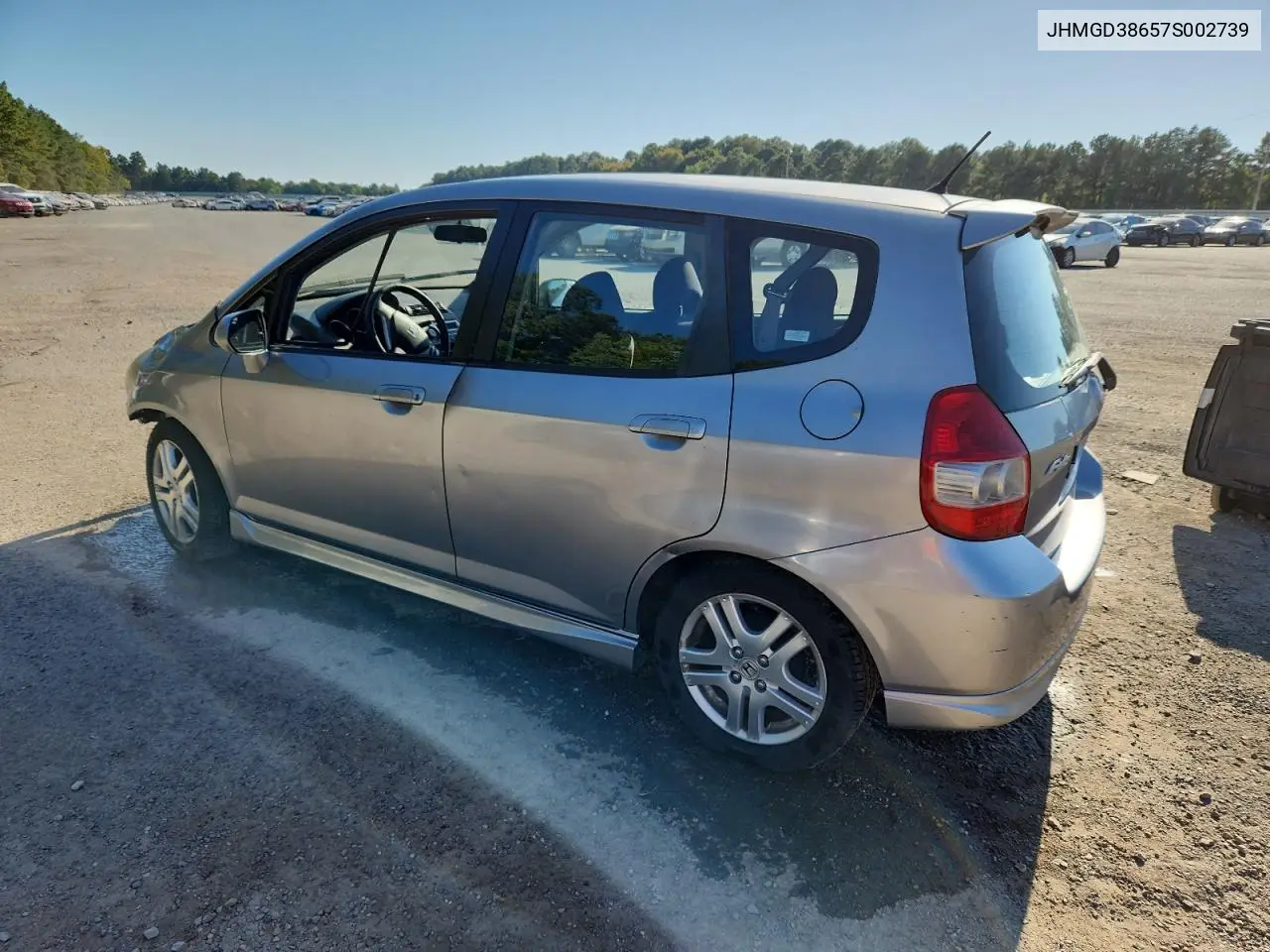JHMGD38657S002739 2007 Honda Fit S