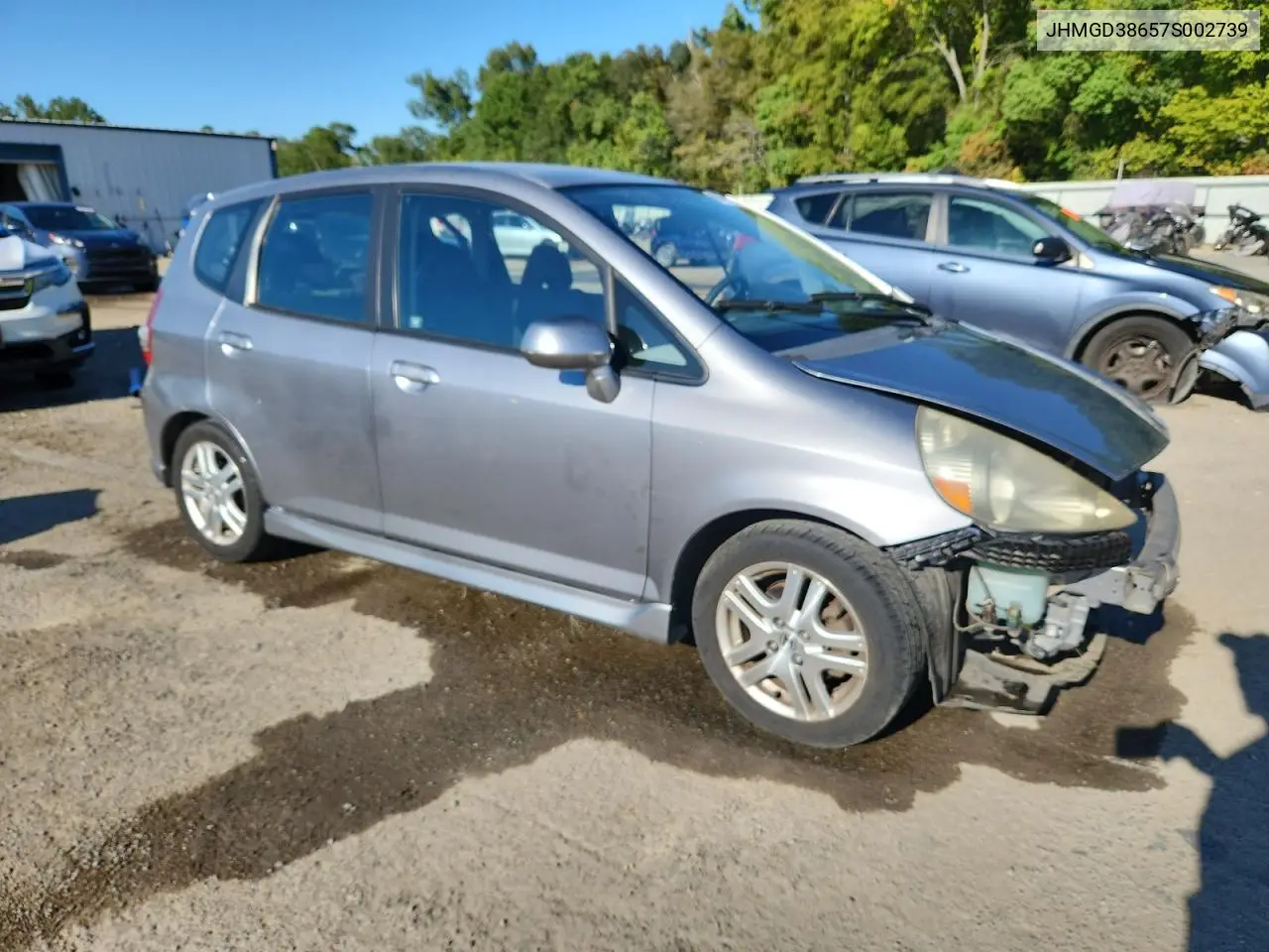 JHMGD38657S002739 2007 Honda Fit S