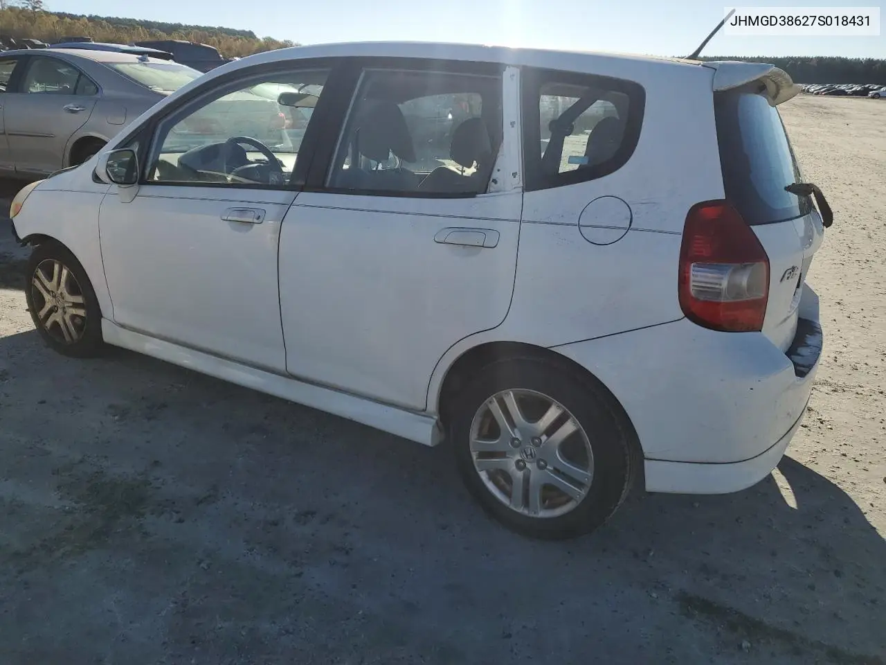 JHMGD38627S018431 2007 Honda Fit S