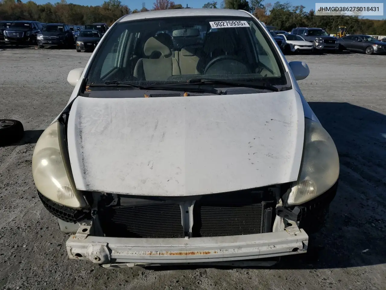 JHMGD38627S018431 2007 Honda Fit S