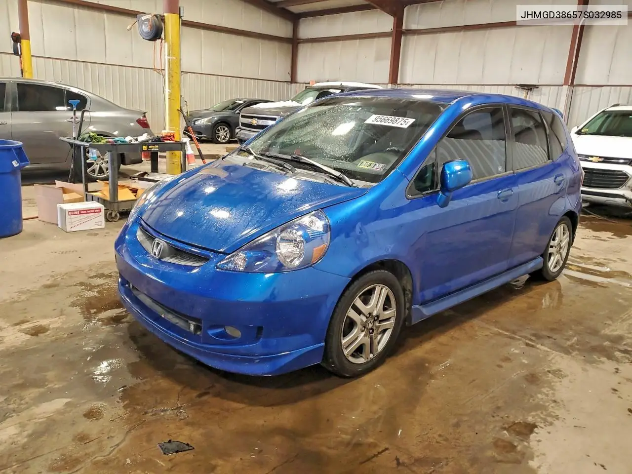 JHMGD38657S032985 2007 Honda Fit S