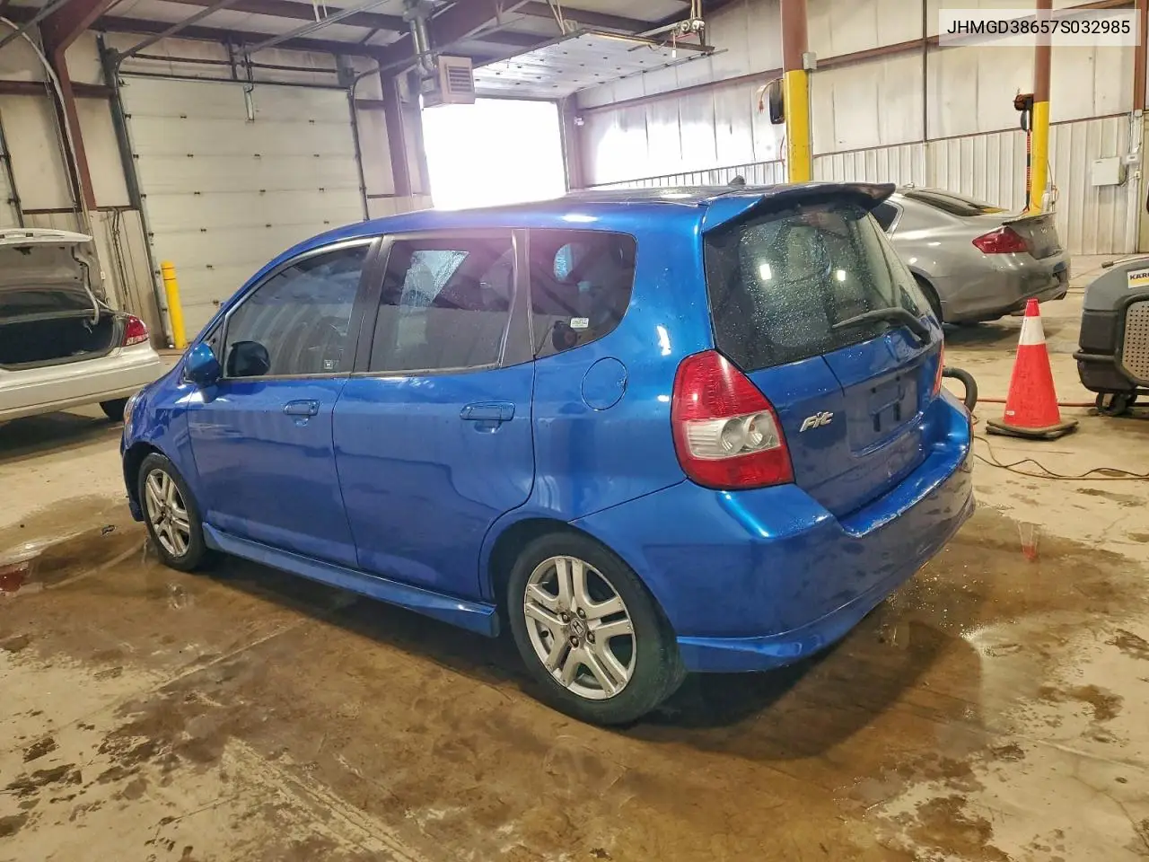 JHMGD38657S032985 2007 Honda Fit S