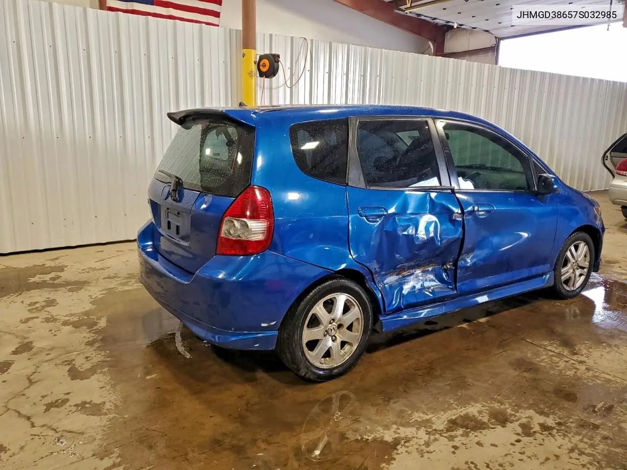 JHMGD38657S032985 2007 Honda Fit S