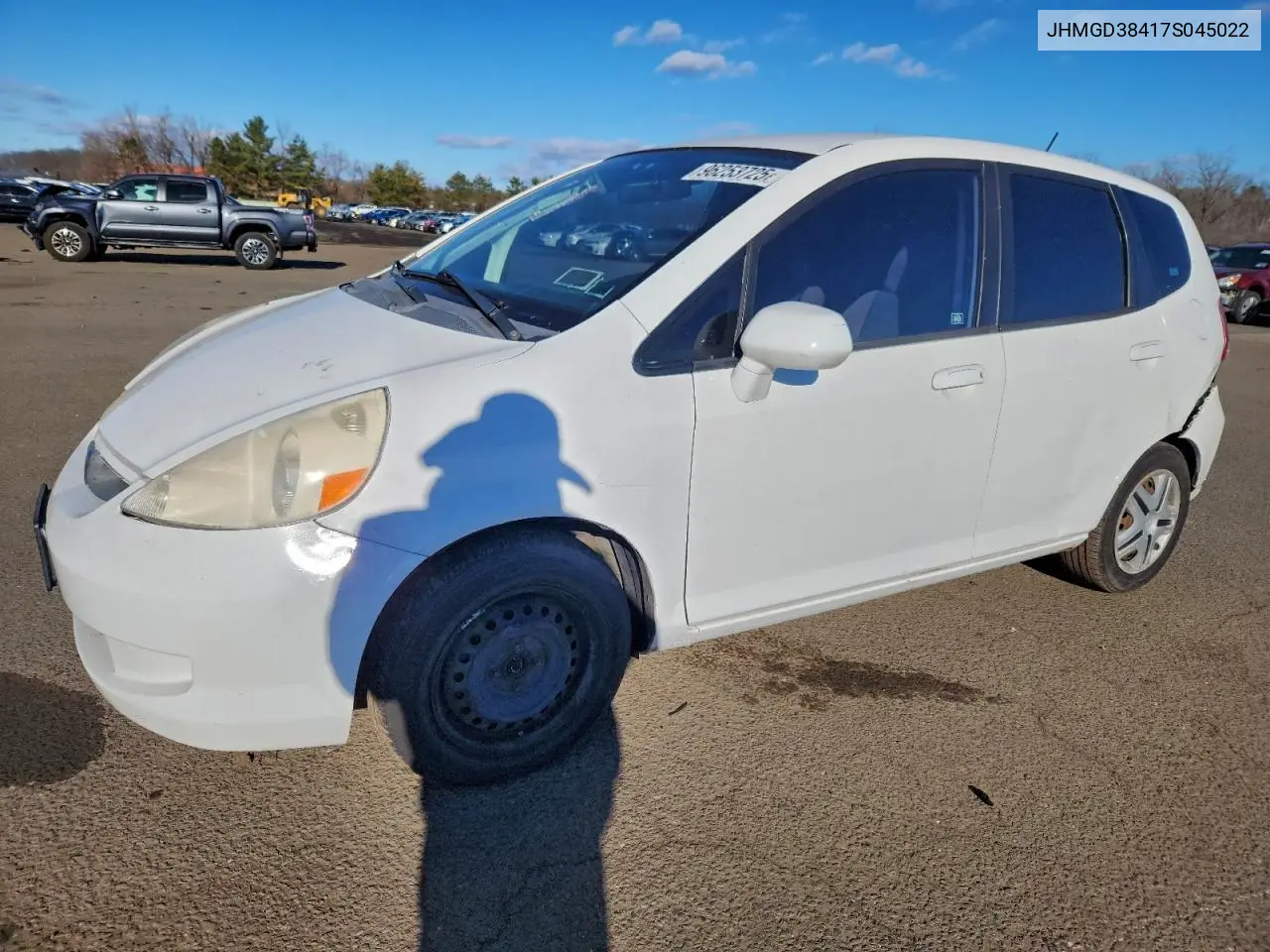 JHMGD38417S045022 2007 Honda Fit